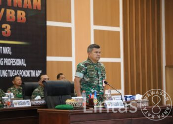 Pangdam I/BB Sampaikan Visi-Misi dan Pokok-Pokok Kebijakan serta Strategi TA 2023 kepada Seluruh Dansat