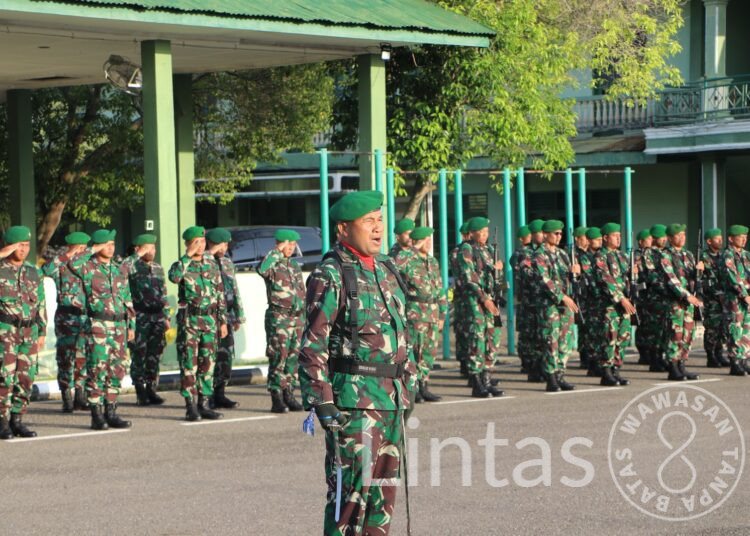 Pupuk Jiwa Nasionalisme, Kodim 0104/Atim Gelar Upacara Mingguan Secara Rutin