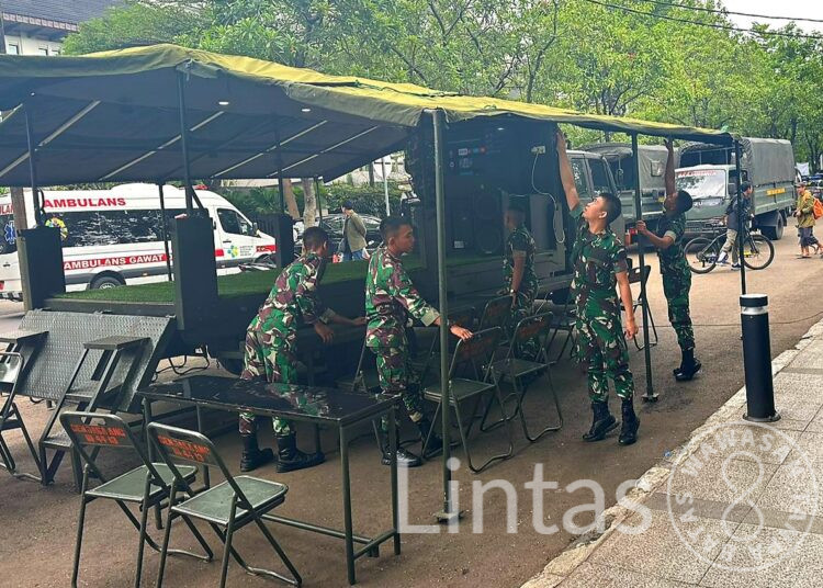 Posko Mobile Inovasi Kodam III/Siliwangi, Backup Pengamanan Kunjungan RI 1 Di Bandung