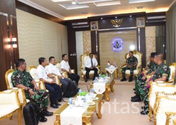 Bakal Laksanakan Pemeriksaan Laporan Keuangan, Wadan Kodiklatal Terima Kunjungan Tim BPK RI