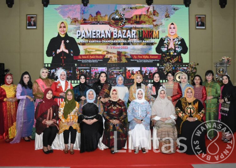 Persit KCK Korem 023/KS Ikuti Pameran Bazar UMKM di Makodam I/BB