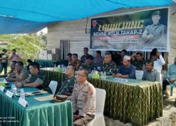 Launching Rehab RTLH Tahap – 2 Kodim Kendari Secara Virtual Bersama Pangdam XIV/Hasanuddin
