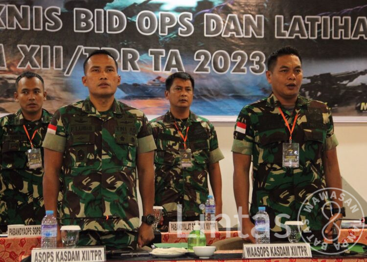 Asops Kasdam XII/Tpr Pimpin Rakernisops TA 2023