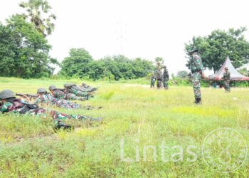 Tingkatkan Profesionalisme Prajurit, Kodim 1603/Sikka Gelar Latihan Menembak