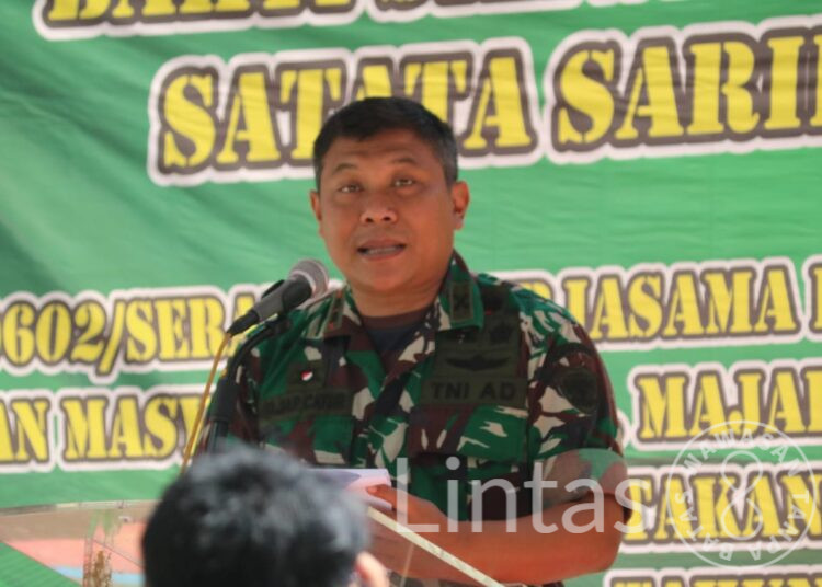 Dandim 0602/Serang Membuka Bhakti Siliwangi Manunggal Satata Sariksa (BSMSS) TNI AD Tahun 2023
