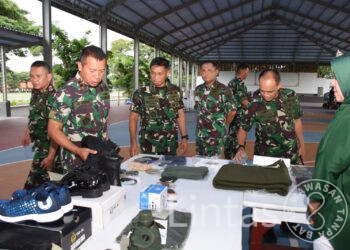 Siapkan Perlengkapan Terbaik, Wadan Kodiklatal Tinjau Gelar Kaporlap Siswa