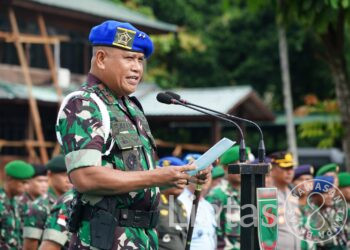 Pesan Pangdam XVII/Cenderawasih Kepada TNI Polri Dan Masyarakat Pada Upacara Gaktib Dan Yustisi Tahun 2023