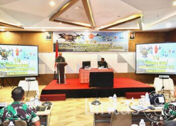 Rumuskan Rencana Tindakan Hadapi Ancaman, Kasdam XII/Tpr Pimpin Rakor Rentinkon Kotamaops TNI Wilayah Kogabwilhan I TA 2024