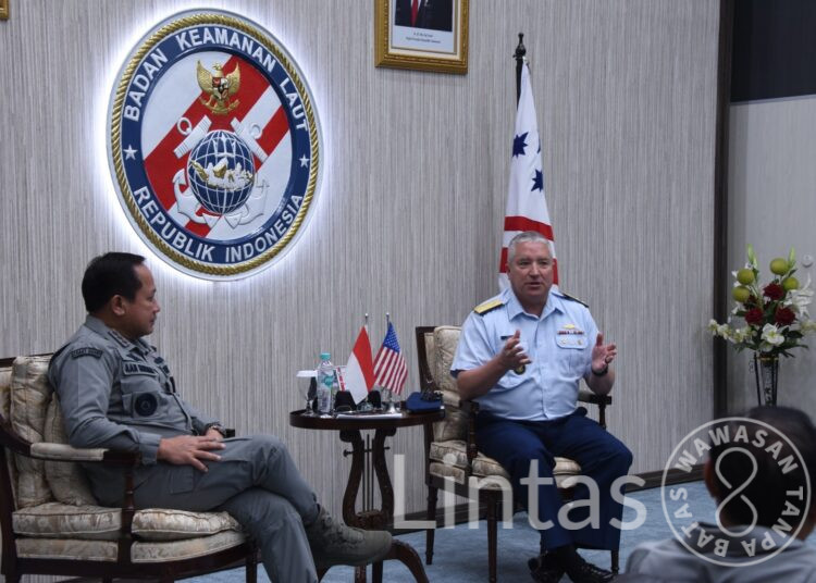 Bakamla RI Terima Kunjungan US Coast Guard Bahas Confidence Building Measure