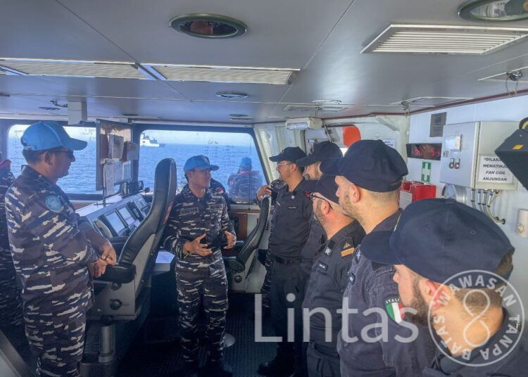 Satgas TNI AL KRI FKO-368 Sukses Gelar Passage Exercise UNIFIL