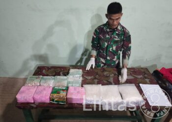 Perang terhadap narkoba, Kodam XII /TPR kembali gagalkan 12,9 Kg Sabu.