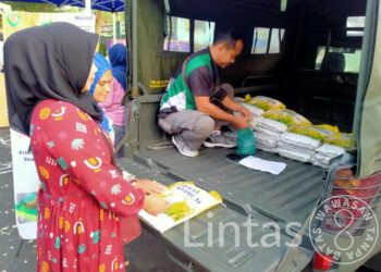 Tekan Inflasi, Kodim 0613/Ciamis Gelar Operasi Pasar