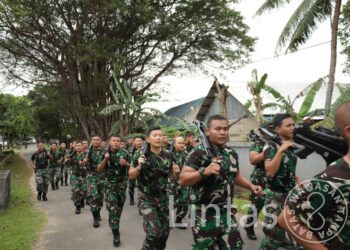 Olahraga Militer Untuk Menjaga Naluri Tempur Prajurit Latamal IV