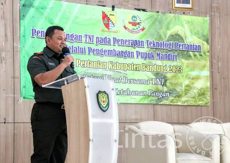 Kodim 0624/Kab Bandung Gelar Pendampingan Pada Penerapan Teknologi Pertanian