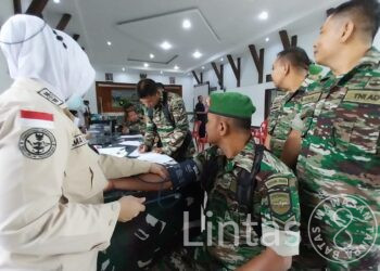 120 Orang Personil Kodim 0309/Solok Terima Vaksinasi Booster Ke 2.