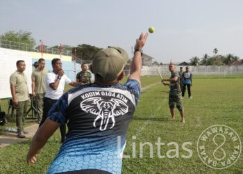 Angkat Olahraga Tradisional, Kodim 0104/Atim Gelar Lomba Kasti