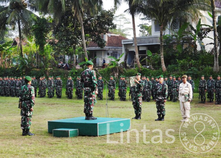 Tumbuhkan Cinta Tanah Air , Kodim 0613/Ciamis Laksanakan Upacara 17-an di Daerah Latihan Ciamis