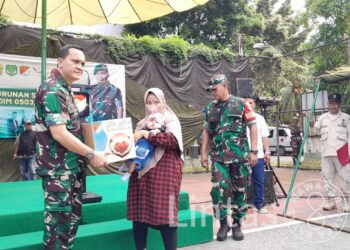 Kodim 0503/JB Selenggarakan Upaya Percepatan Penurunan Stunting dan Khitan Gratis