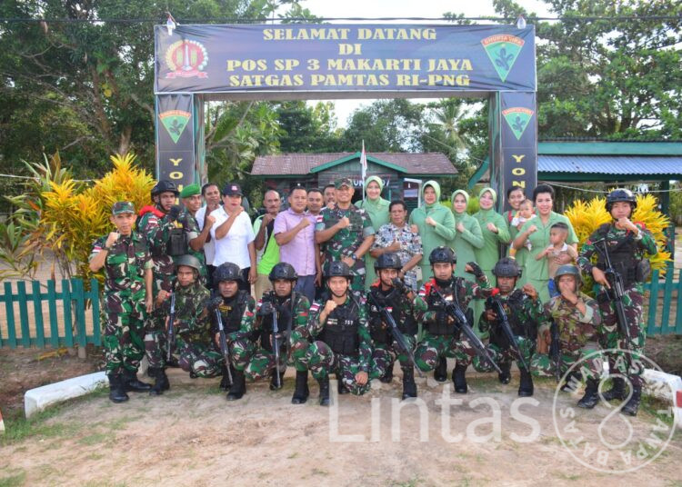 Danrem 174/ATW Brigjen TNI Agus Widodo Lakukan Pengecekan Pos-Pos Pamtas Wilhanrat RI-PNG