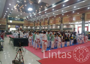 Dandim 0603/Lebak selaku Ketua INKAI Lebak adakan acara turnamen Karate Pelajar antar Dojo Se-Banten