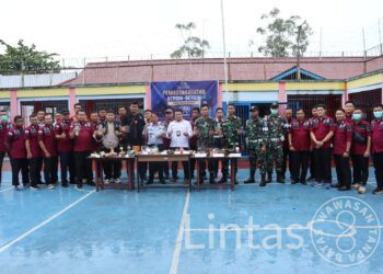 Dalam Rangka Hari Bhakti Pemasyarakatan ke – 59 tahun 2023 Rutan Klas IIB Sanggau Berkerja Sama Dengan Kodim 1204 / Sanggau Dan BNN Lakukan Razia Kamar Hunian