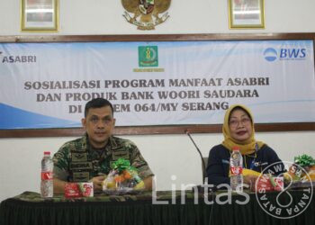 Prajurit Korem 064/MY Terima Sosialisasi Dari PT. Asabri Persero Dan PT. Bank Woori Saudara (BWS)