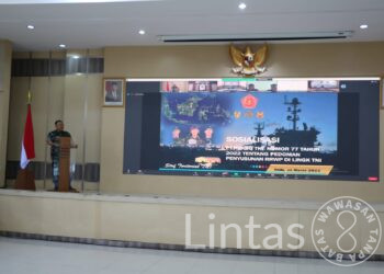 Koopsud I Menjadi Tuan Rumah Giat Sosialisasi Peraturan Panglima TNI Nomor 77 Tahun 2022 tentang Pedoman Penyusunan RRWP di Lingkungan TNI Tahun 2023