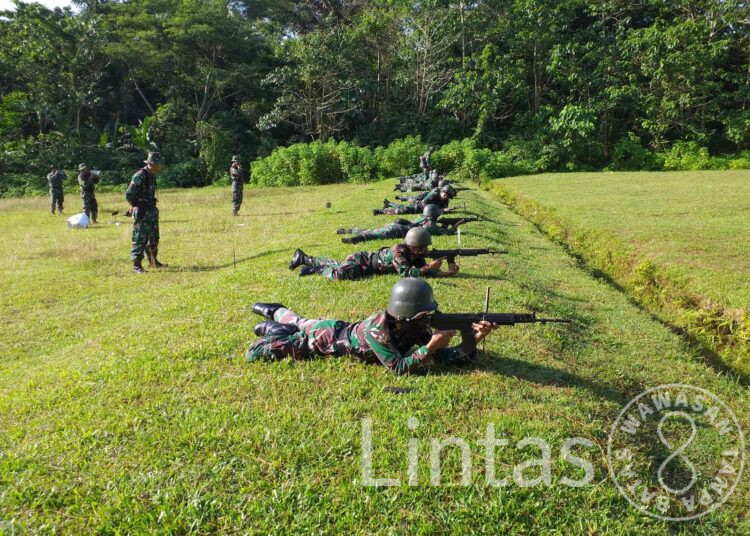 Pelihara Kemampuan Menembak, Kodim 0601/Pandeglang Laksanakan Latihan Menembak TWI Tahun 2023