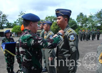 Danlanud Sultan Hasanuddin Pimpin Upacara Tradisi Penerbang Skadron Udara 5 dan Skadron Udara 11