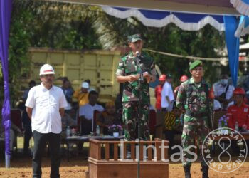 Perkuat Strategi Penanganan Karhutla, Dandim 1203/Ktp Pimpin Apel Siaga Di PT. Agro Lestari Mandiri Nanga Tayap.