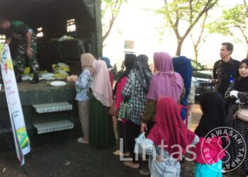 Stabilkan Harga beras di Awal Romadhan, Kodim 0613/Ciamis & Bulog Kembali Sediakan Beras Murah Untuk Warga