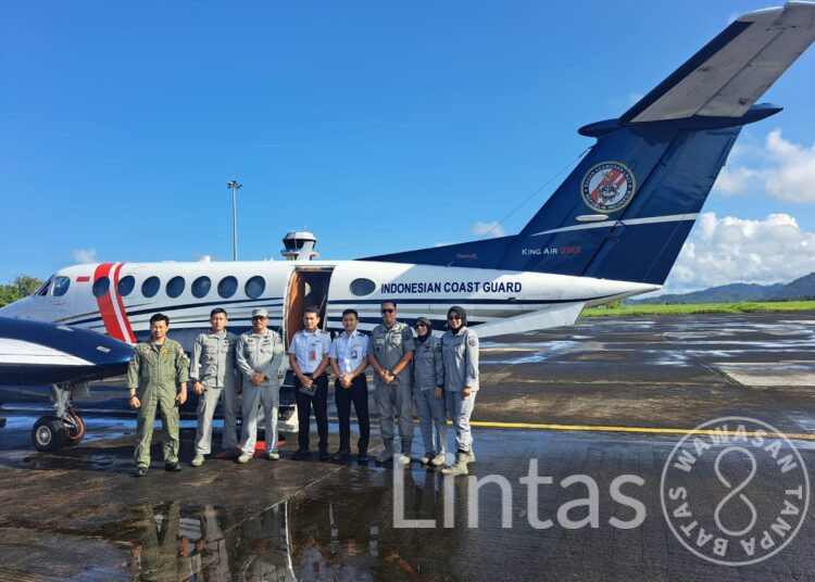 Bakamla RI Gelar Operasi Udara Maritim dengan Target Kapal Perilaku Anomali