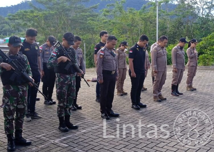 Di Bulan Pernuh Berkah, Satgas Pamtas Yonif 645/Gardatama Yudha Laksanakan Patroli Gabungan