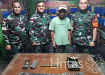 Pangdam I/BB Apresiasi Satgas Yonif 132/BS Usai Amankan 28 Munisi dan Dua Magazen