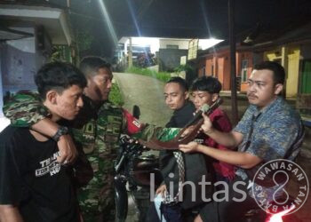 Koramil 0607-11/Cibadak Amankan Pemuda Yang Hendak Tawuran