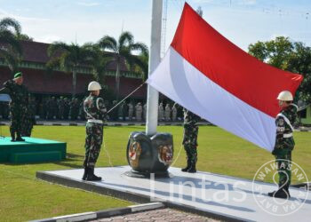 Walau Puasa, Prajurit Korem 064/MY Tetap Semangat Laksanakan Upacara Berdera Rutin Setiap Hari Senin