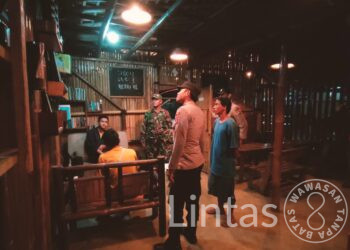 Meningkatkan Keamanan Wilayah, Koramil 0112/Jiput Rutin Lakukan Patroli Gabungan