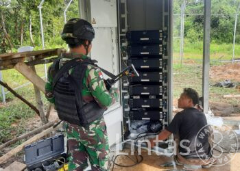 Masyarakat Kampung Kawe Sambut Sukacita Kehadiran Internet