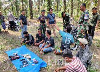 Respon Cepat Aduan Masyarakat Personel Kodim 0209/LB Tangkap 4 Orang Terduga Pengedar Narkoba