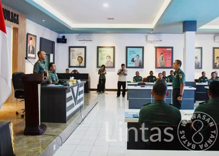 Pimpin Sidang UKP, Danrem 081/DSJ Ingatkan Kesejahteraan Moril Bagi Anggota