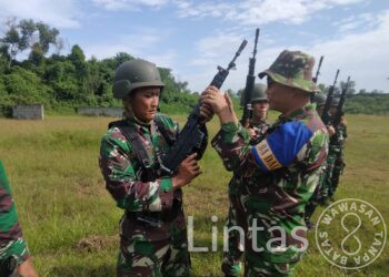 Puasa Tak Halangi Prajurit Korem 064/MY Mengasah Keterampilan dan Kemampuan (Skill) Menembak