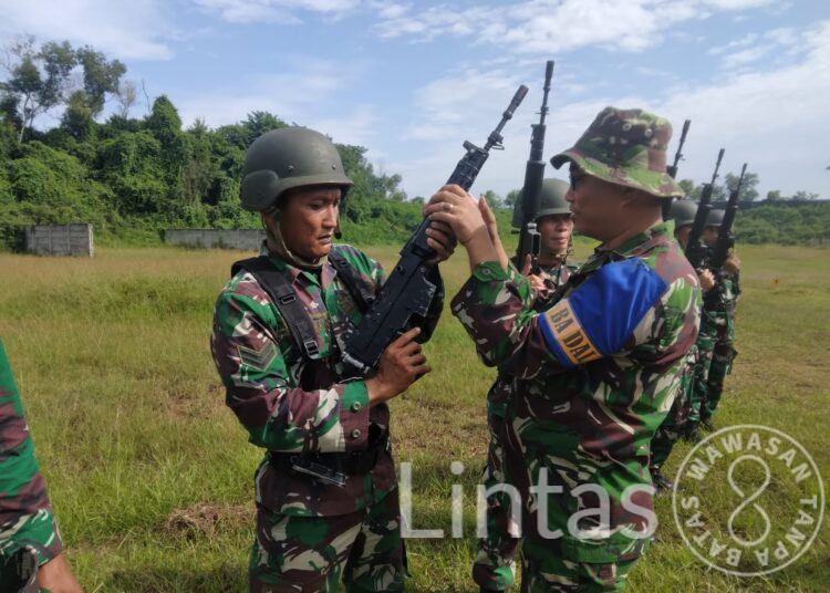 Puasa Tak Halangi Prajurit Korem 064/MY Mengasah Keterampilan dan Kemampuan (Skill) Menembak