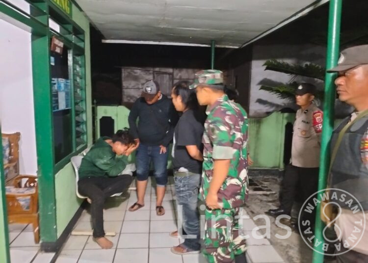 Koramil 0101/Pandeglang Amankan Terduga Anggota Genk Motor