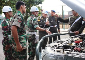 Kodim 0309/Solok Terima Gaktib Dari Sub Denpom 1/4-6 Solok.