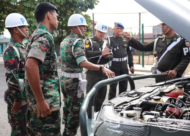 Kodim 0309/Solok Terima Gaktib Dari Sub Denpom 1/4-6 Solok.