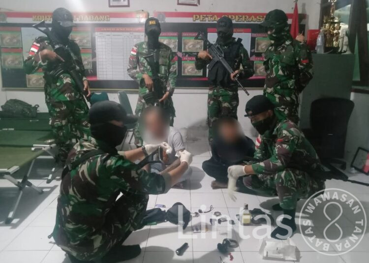 Satgas Pamtas Yonif 645/Gardatama Yudha Kembali Berhasil Menggagalkan Peredaran Narkotika di Wilayah Perbatasan