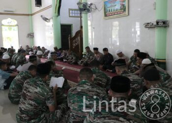 Perkuat Sinergitas, TNI-POLRI Di Kota Langsa Laksanakan Sholat Jum’at Dan Yasinan Bersama