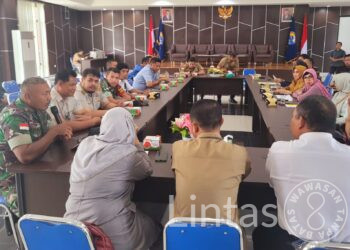 Satgas Pamtas Yonif 645/Gardatama Yudha Hadiri Rapat Koordinasi Pencegahan TPPO