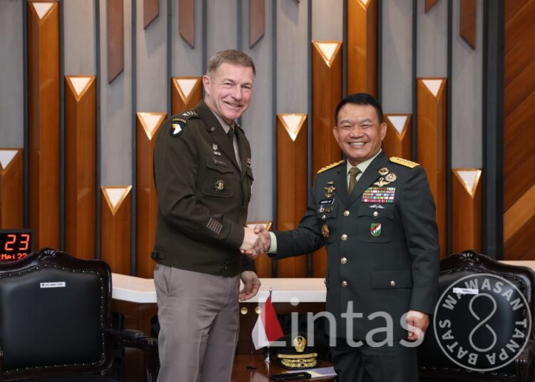 Bahas Kerja Sama Militer, Kasad Terima Kunjungan Kepala Staf US Army