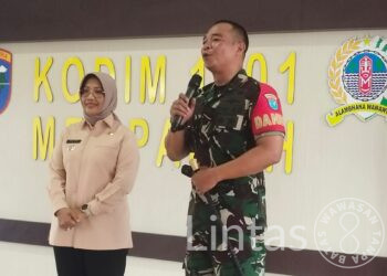 Tunda Keberangkatan, Dandim Mempawah Sambut Kunjungan Bupati